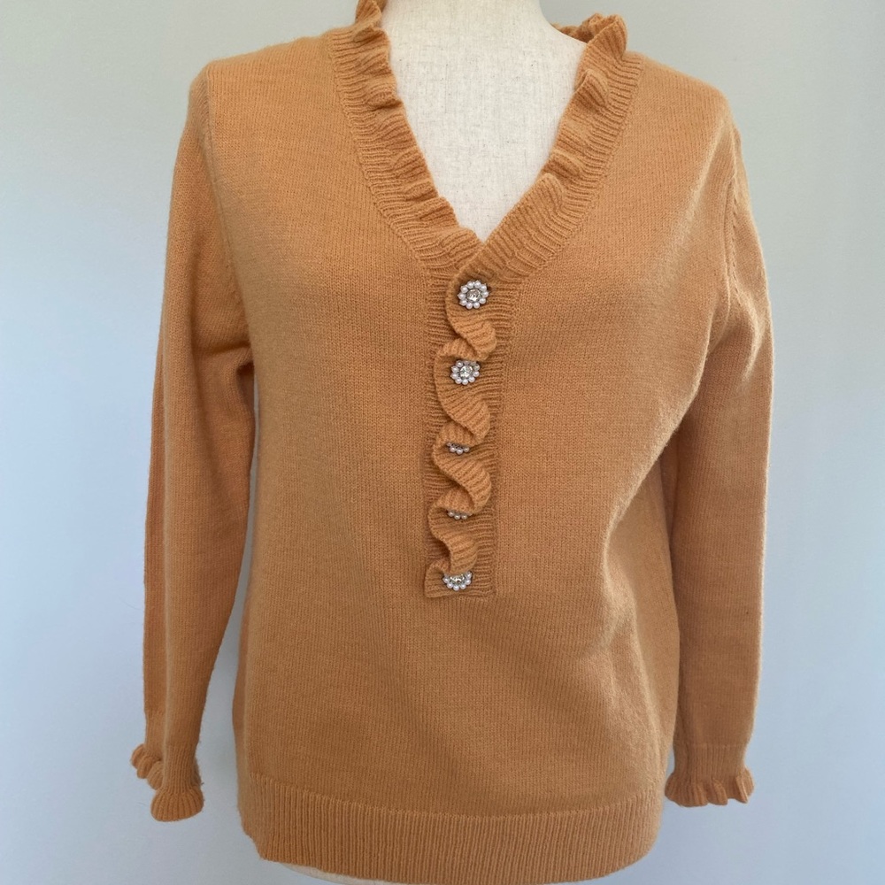 NWOT Apricot Long Sleeve Sweater Size Small NWOT